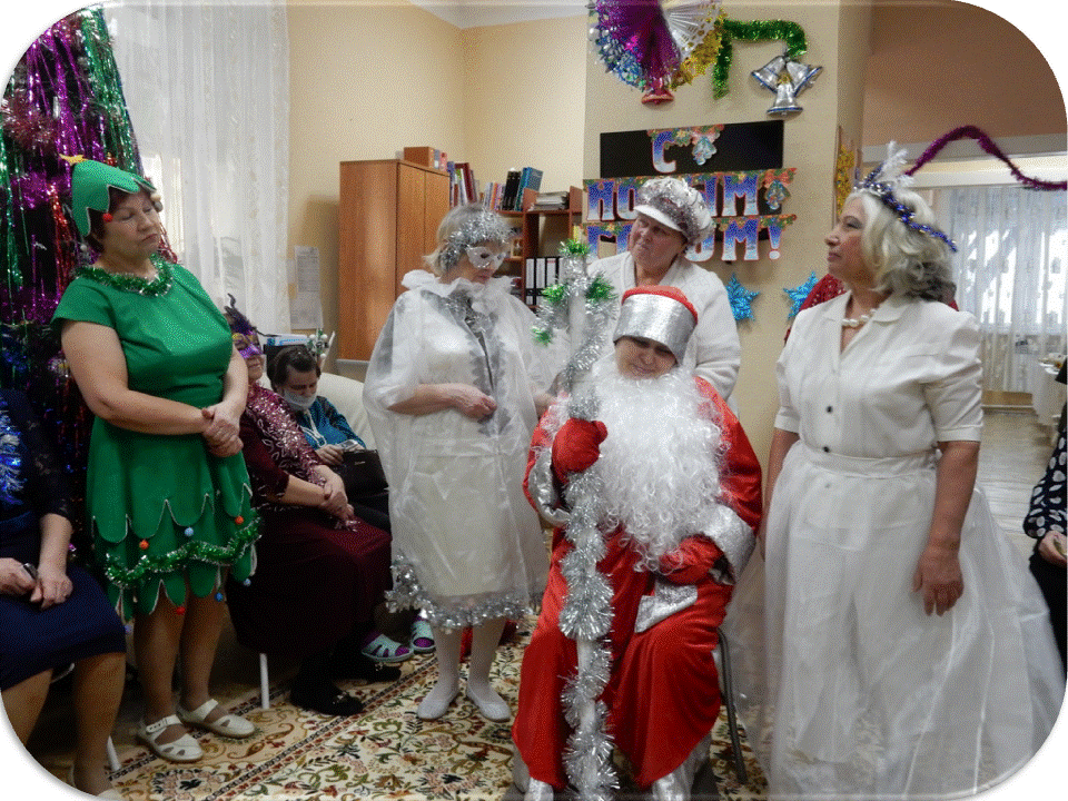 «Новогодний каламбур»  праздничная новогодняя программа в филиале г.п.Агириш